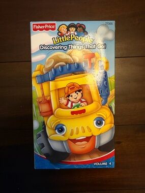 Fisher-Price Little People Discovering Things That Go! VHS